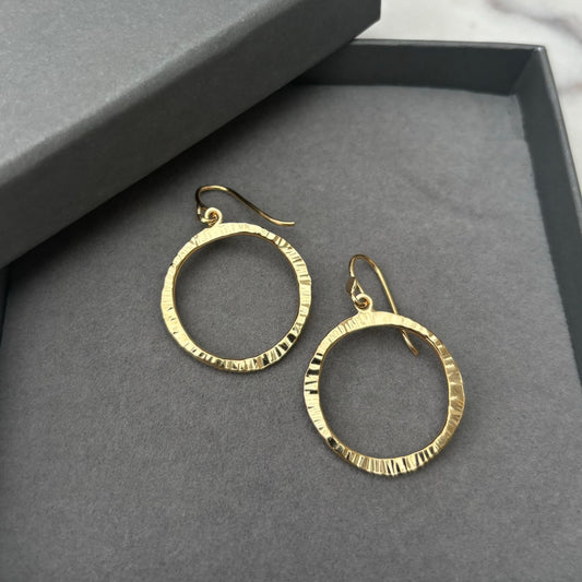 Mini Solar Circle earrings