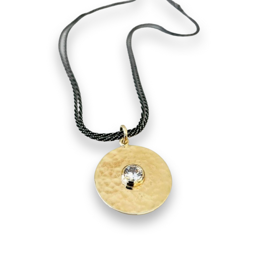 Sunshine pendant - gold vermeil