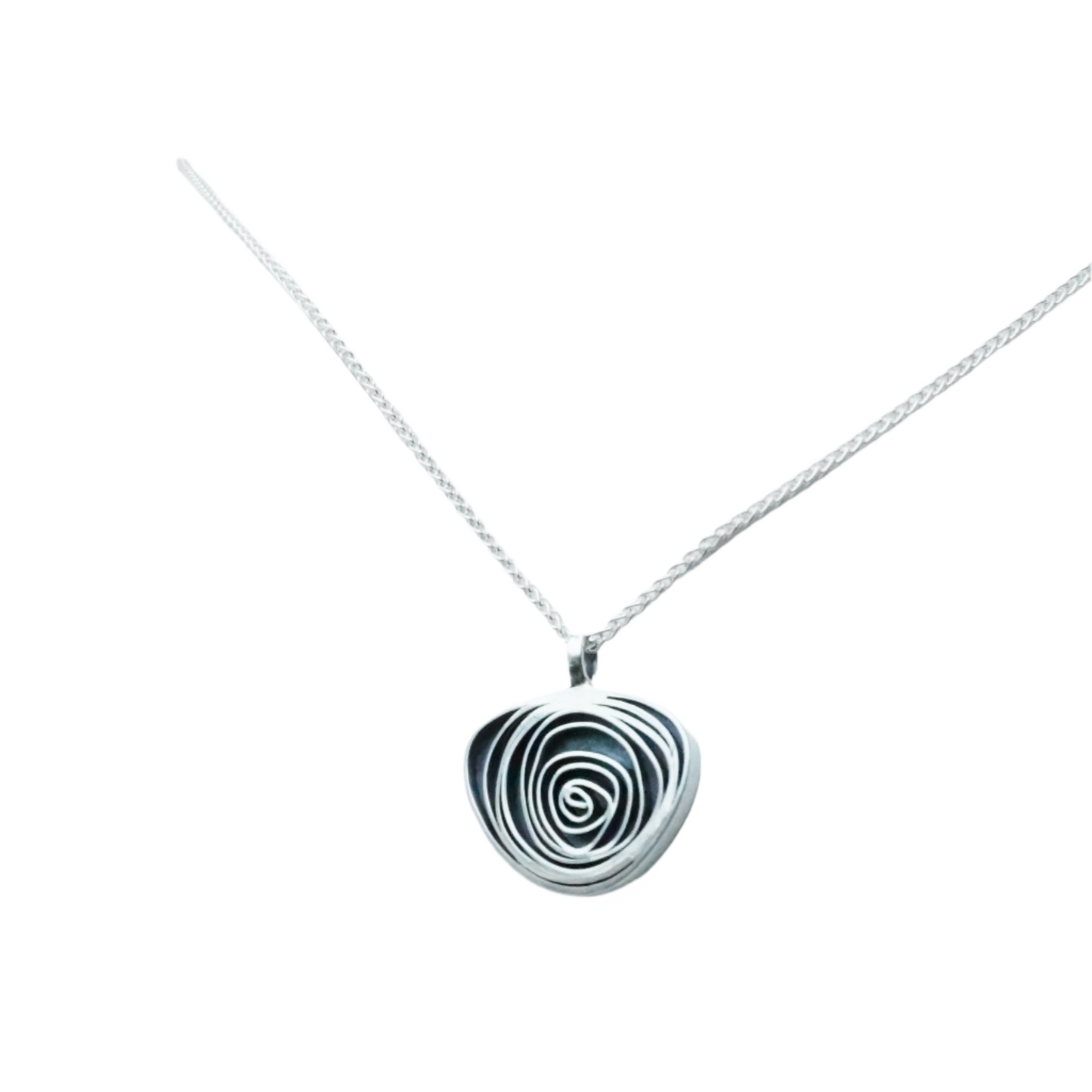 Silver Spiral Pendant