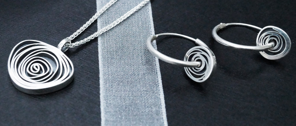 Silver Spiral Pendant